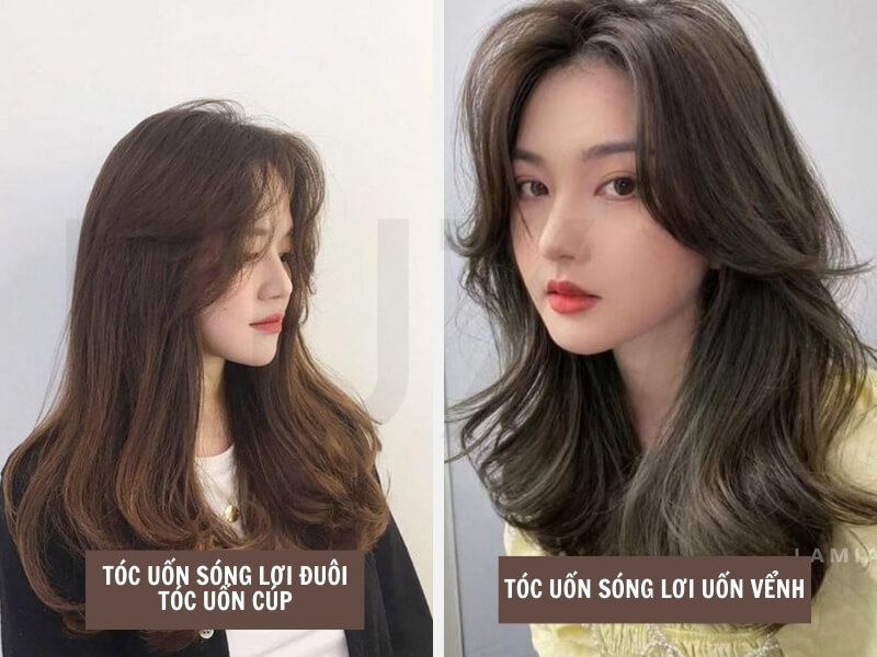 Top 30+ Kiểu Tóc Uốn Sóng Lơi Đẹp, Nhẹ Nhàng, Hot Trend 12 Tóc uốn sóng uốn cúp - uốn vểnh
