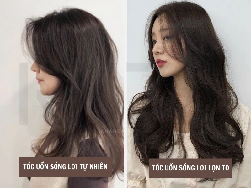 Top 30+ Kiểu Tóc Uốn Sóng Lơi Đẹp, Nhẹ Nhàng, Hot Trend 4 Tóc uốn sóng lơi tự nhiên - lọn to
