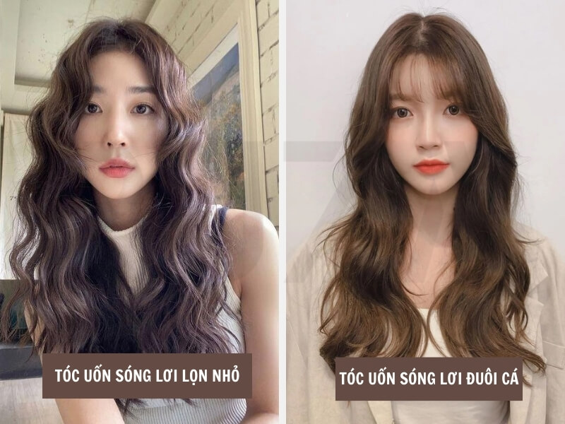 Top 30+ Kiểu Tóc Uốn Sóng Lơi Đẹp, Nhẹ Nhàng, Hot Trend 5 Tóc uốn sóng lơi lọn nỏ - Đuôi cá