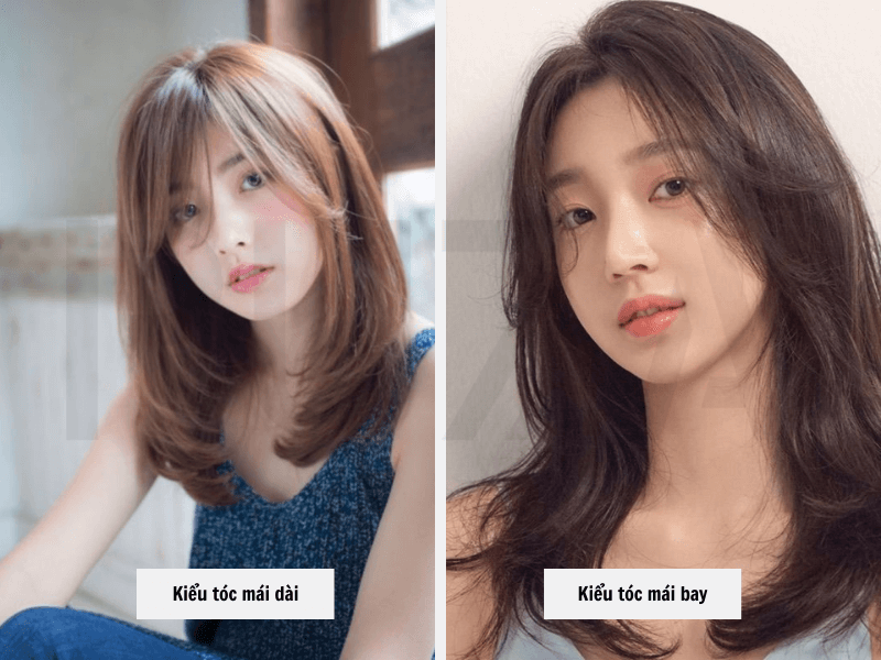 Mặt Vuông Để Tóc Gì? 15+ Kiểu Tóc Cho Mặt Vuông Hot 2023 6 Kiểu tóc mái dài - Kiểu tóc mái bay