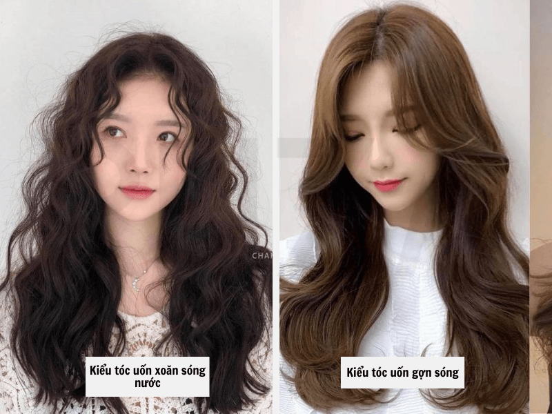 Mặt Vuông Để Tóc Gì? 15+ Kiểu Tóc Cho Mặt Vuông Hot 2023 8 Kiểu tóc uốn xoăn sóng nước - Kiểu tóc uốn gợn sóng