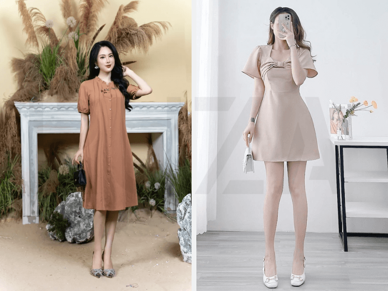 Một số lưu ý khi mặc đầm chữ A