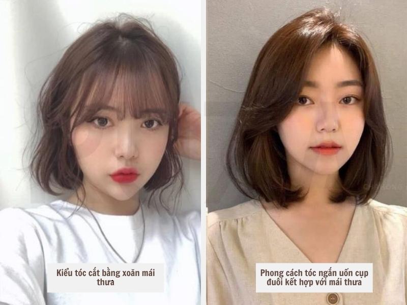Trán Cao Nên Để Tóc Gì? 5 Kiểu Tóc Đẹp Nhất Cho Chị Em 6 Kiểu tóc ngang vai điệu đà cúp C