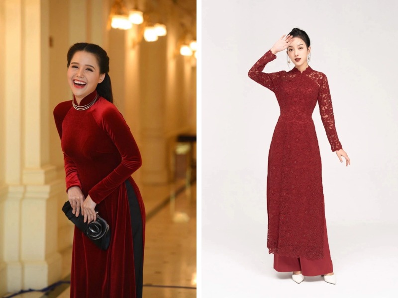 Vì Sao Bạn Cần Biết Về Ý Nghĩa Áo Dài Ngày Tết Việt Nam? 7 Vải nhung và vải ren may áo dài