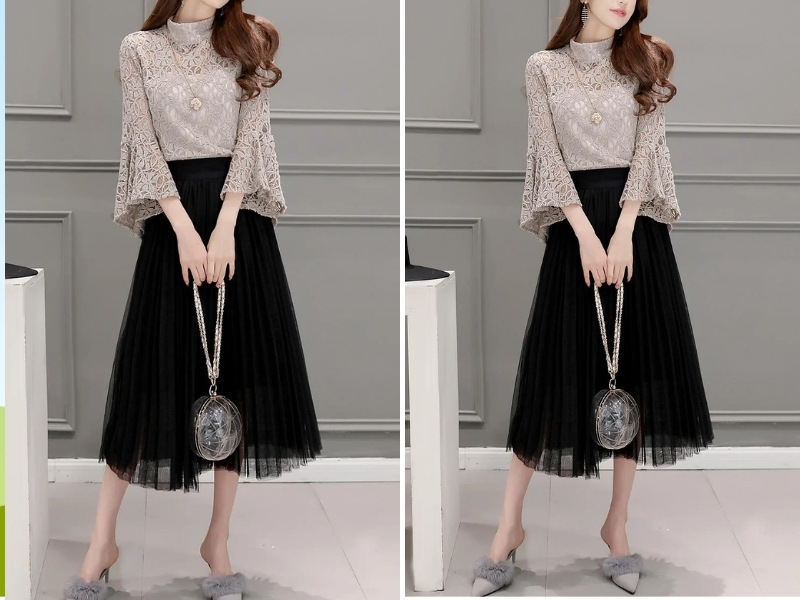20+ Cách Phối Đồ Với Chân Váy Tutu Đẹp, Dễ Thương 14 Phối chân váy tutu áo tay loe
