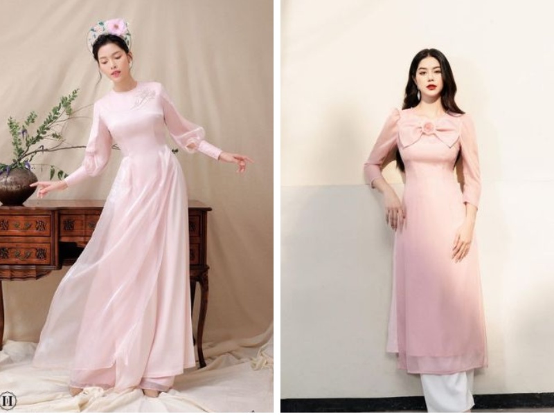 Áo dài cho dáng người đồng hồ cát