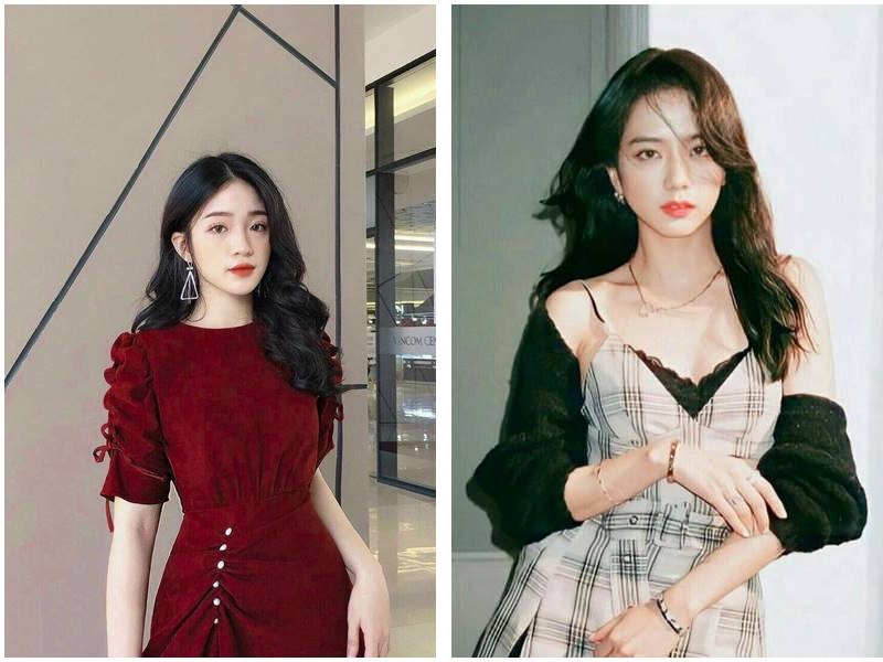 Đi Đà Lạt Mặc Gì? Các Cách Mix & Match Thật Nổi Bật 14 Đầm nhung tăm - Váy suông caro