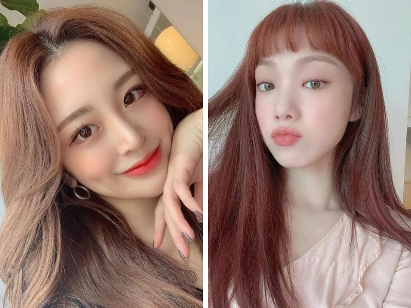 Màu nâu hồng trà