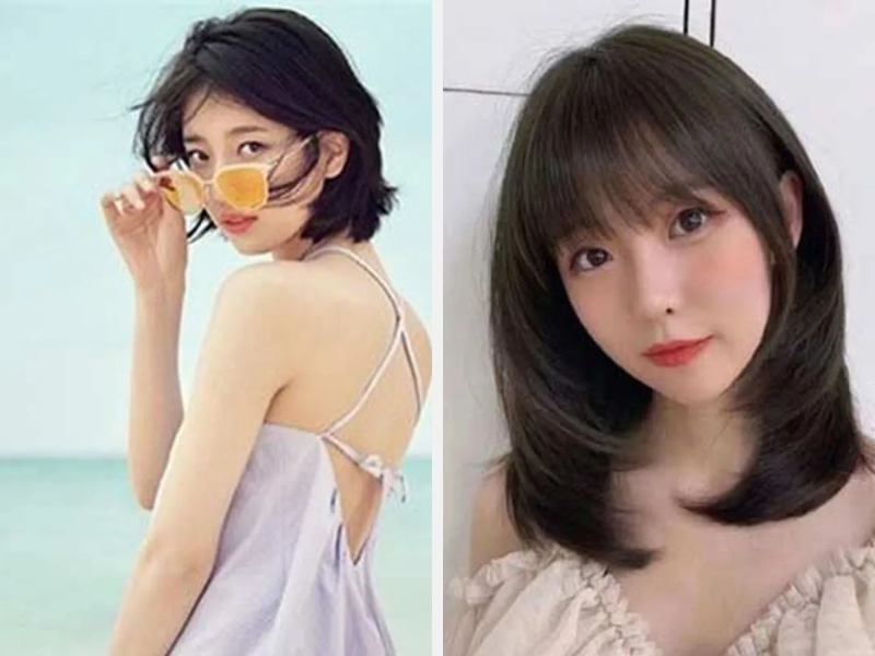 Tổng Hợp 30+ Kiểu Tóc Layer Ngang Vai Đẹp 2024 13 Tóc layer ngang vai Suzy - layer ngang vai duỗi cúp