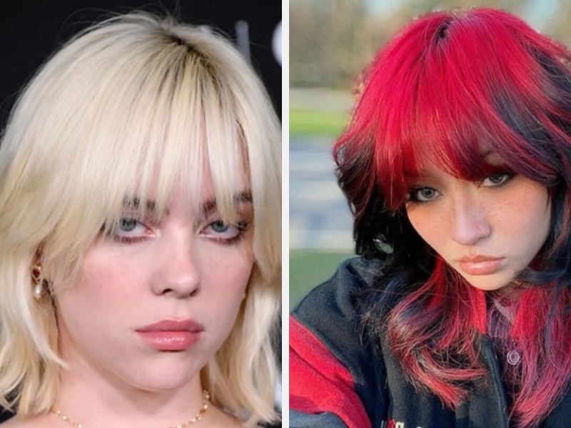 10+ Kiểu Tóc Mullet Layer Wolfcut Đẹp Hot Trend 2024 12 Tóc wolfcut nhuộm vàng - Tóc wolfcut nhuộm highlight