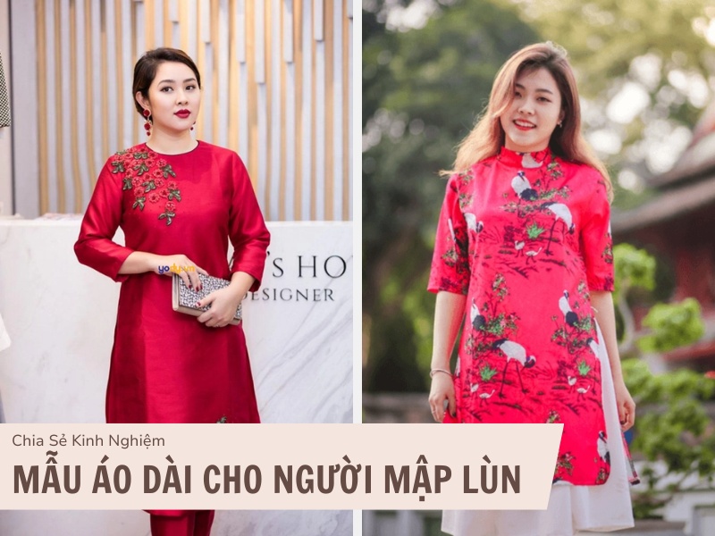 Các Mẫu Áo Dài Cho Người Mập Lùn Tự Tin Và Nổi Bật 1 Mẫu áo dài cho người mập lùn