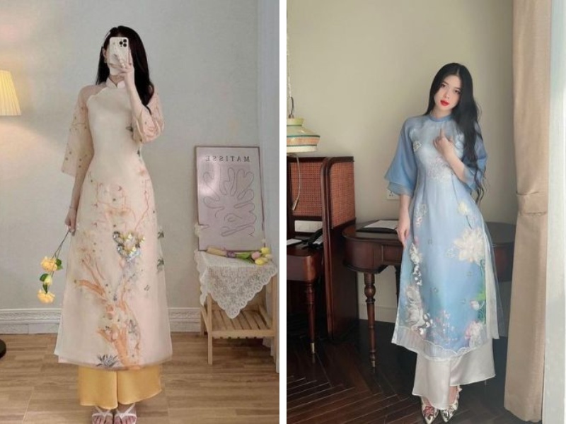 Các Loại Vải Áo Dài Phổ Biến & Được Yêu Thích 9 Vải Organza