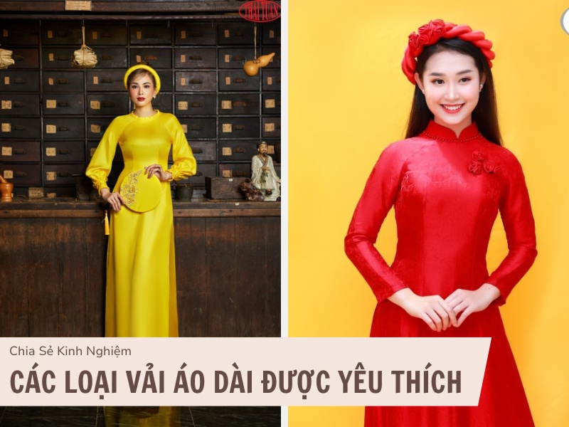 Các Loại Vải Áo Dài Phổ Biến & Được Yêu Thích 1 Vải áo dài đẹp