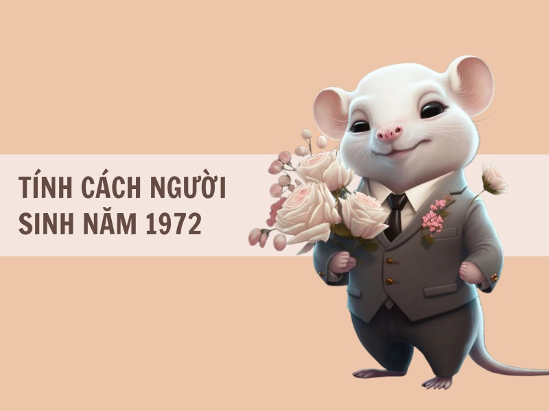 Tuổi Nhâm Tý 1972 Mệnh Gì? Hợp Với Tuổi Gì, Hợp Màu Gì? 4 Tính cách của người sinh năm 1972