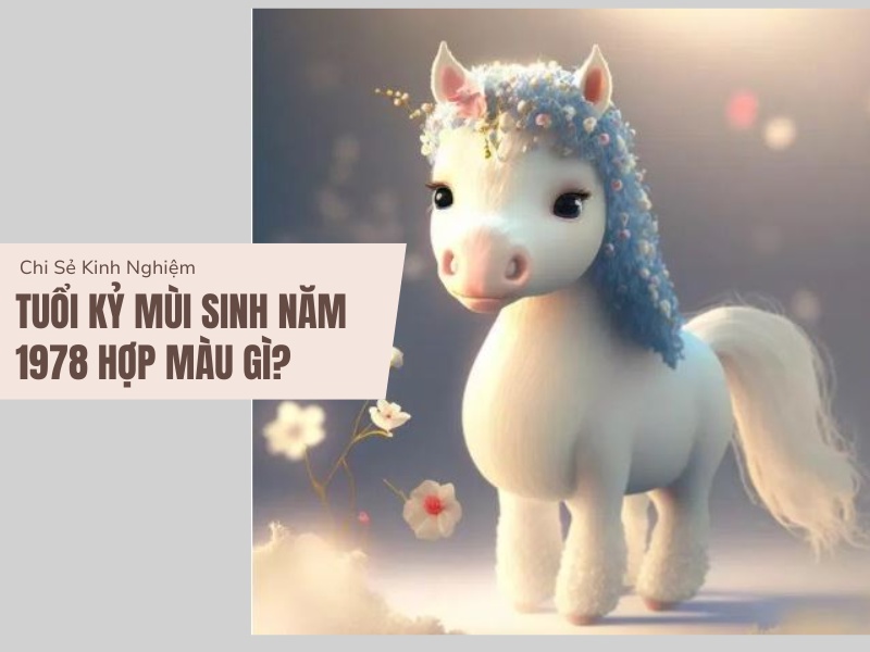 Sinh năm 1978 hợp màu gì