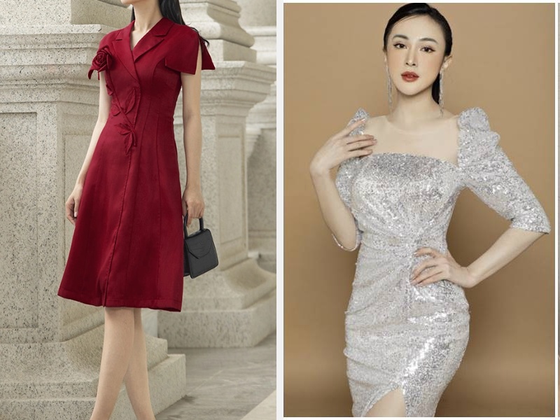 10+ Kiểu Đầm Dự Tiệc Phù Hợp Với Dáng Người & Sự Kiện 6 Chất liệu vải cao cấp - Chất vải kim sa