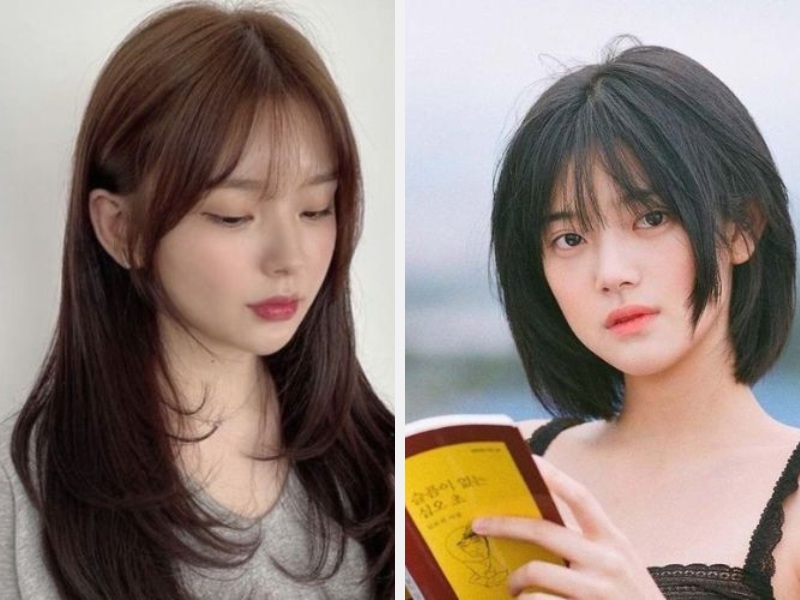 Mặt Kim Cương Để Tóc Gì? 10+ Kiểu Tóc Sành Điệu Nhất 5 Tóc layer ngang lưng - Tóc tém ngắn