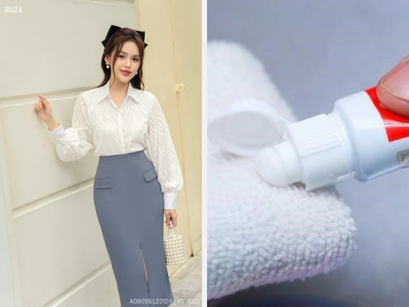 Hướng Dẫn Cách Tẩy Trắng Áo Bị Ố Vàng Đơn Giản 8 Tẩy áo trắng bị ố vàng với kem đánh răng