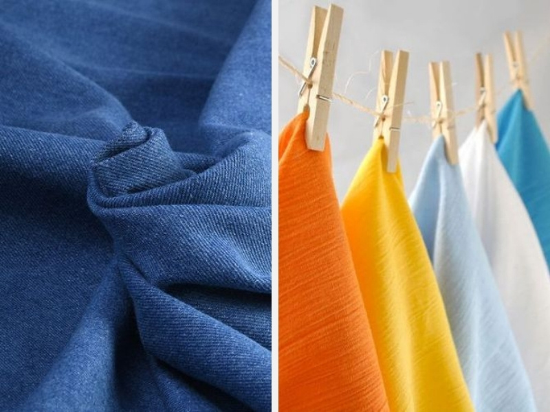 Chất Vải Nào Mặc Mát Nhất? 10+ Loại Vải Thoải Mái Mùa Hè 4 Vải Denim - Vải thun lạnh