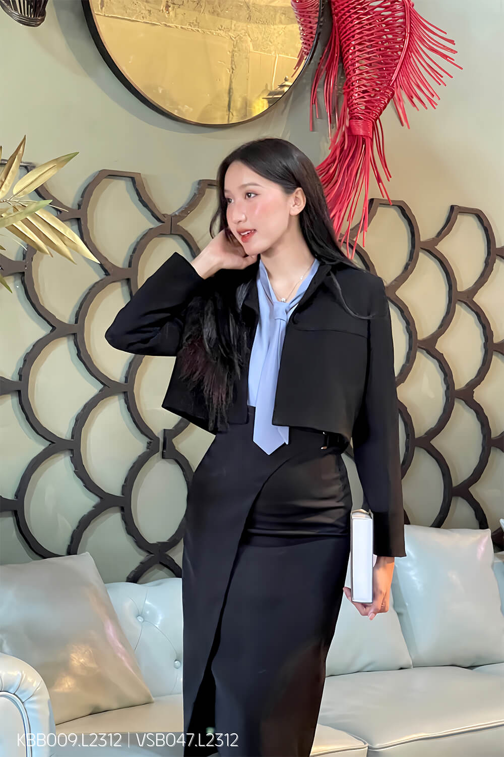 Áo khoác Blazer KBB009 đen pc4