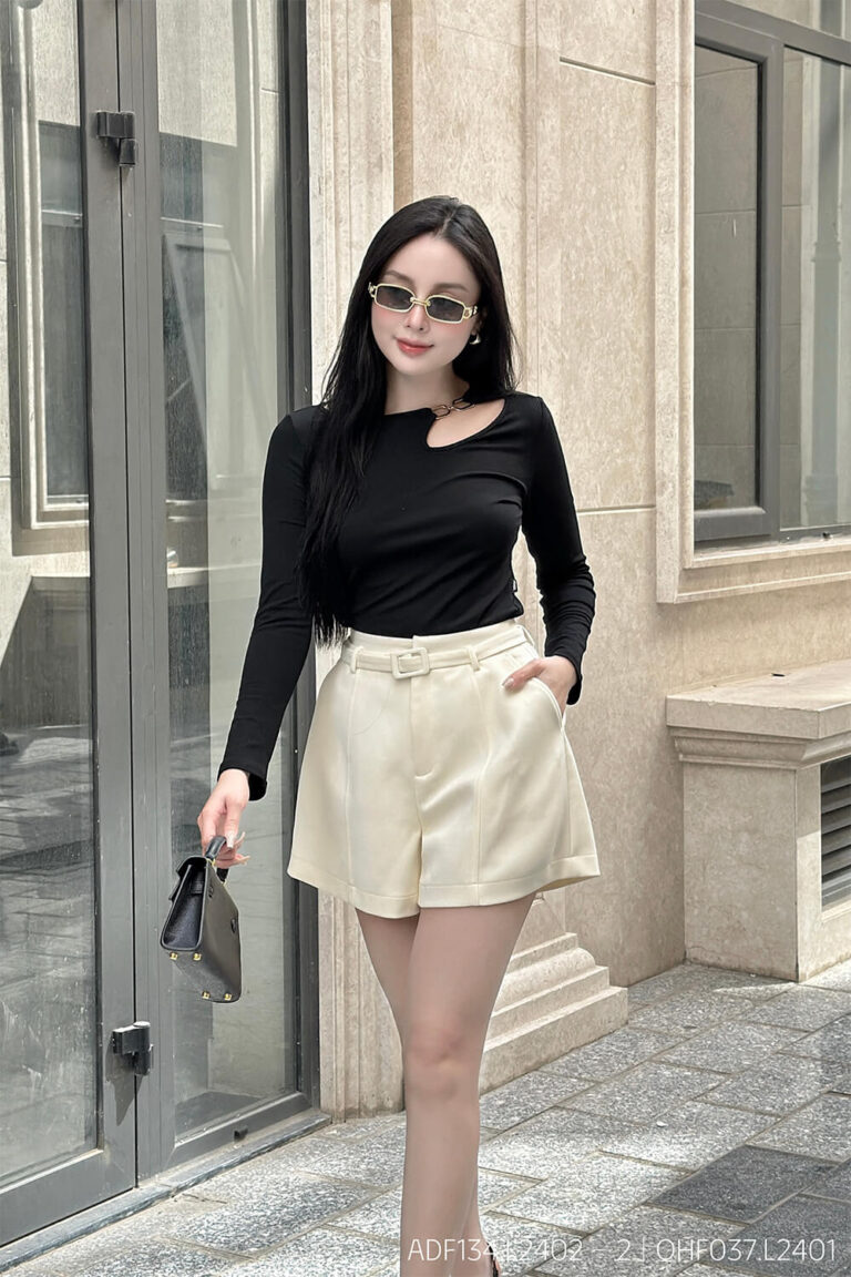 Áo sơ mi tay dài ADF134 đen pc2