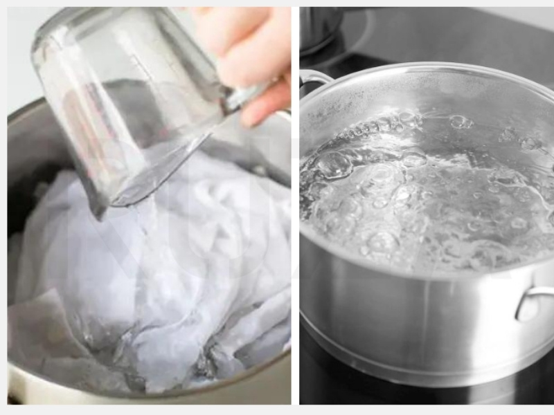 Sử dụng nước sôi