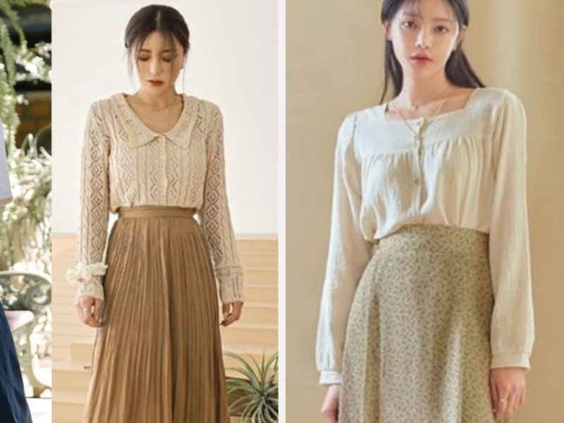 Tổng Hợp Các Mẫu Đầm Váy Vintage Xinh Cho Phái Đẹp 4 Nét đặc trưng của váy vintage