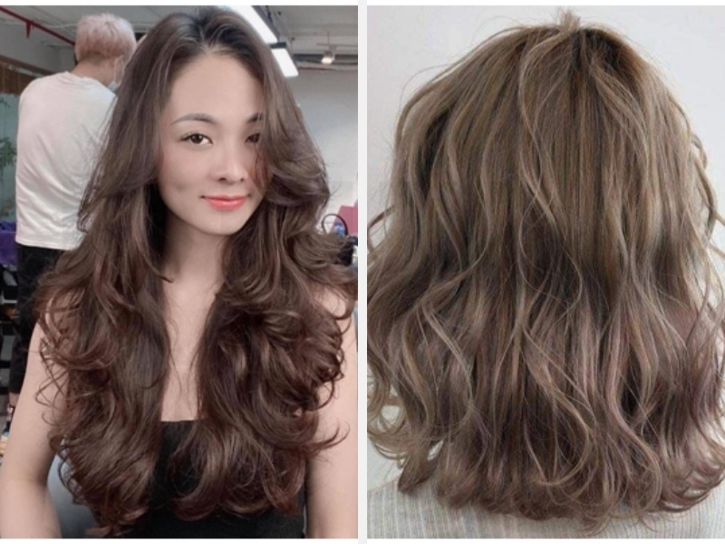 Điểm Qua 25+ Kiểu Tóc Uốn Layer Theo Style Hàn Quốc 8 Tóc uốn layer xoăn bung tóc uốn layer ngắn