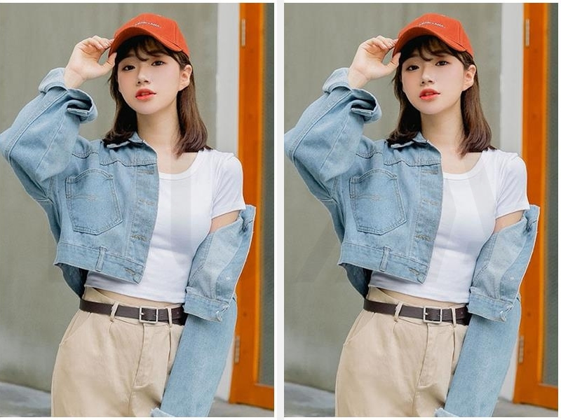 10+ Cách Phối Đồ Với Áo Sơ Mi Jean Nữ Thật Cuốn Hút 7 Phối với một chiếc áo khoác ngoài