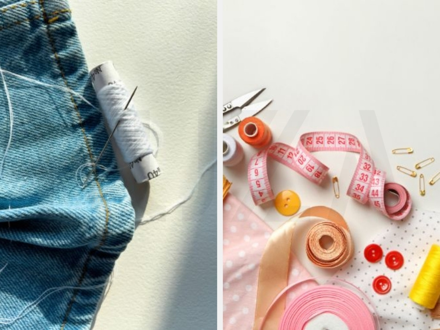 Hướng Dẫn Chi Tiết Cách Sửa Đáy Quần Bị Ngắn Tại Nhà 4 Chuẩn bị