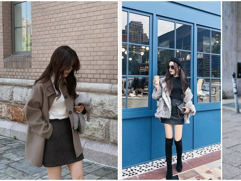 Chân Váy Da Mặc Áo Gì Đẹp, Theo Phong Cách Trang 2024 8 Phối áo khoác blazer - áo khoác lông