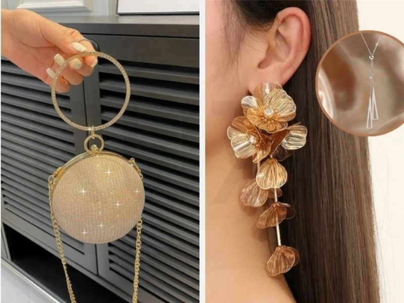 Tổng Hợp 9+ Mẫu Đầm Trễ Vai Thời Trang Ấn Tượng 10 Kết hợp phụ kiện