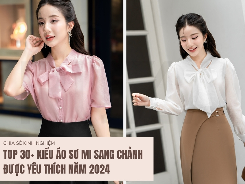 Những kiểu áo sơ mi sang chảnh