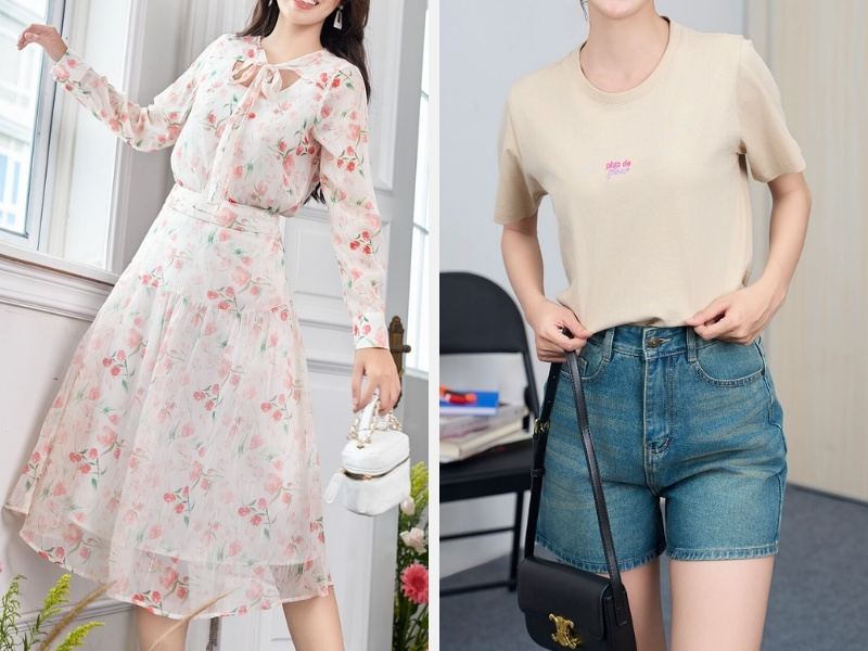 2/9 Nên Mặc Gì Đi Chơi? Gợi Ý Trang Phục Phong Cách Và Thoải Mái 6 Đầm hoa nhí