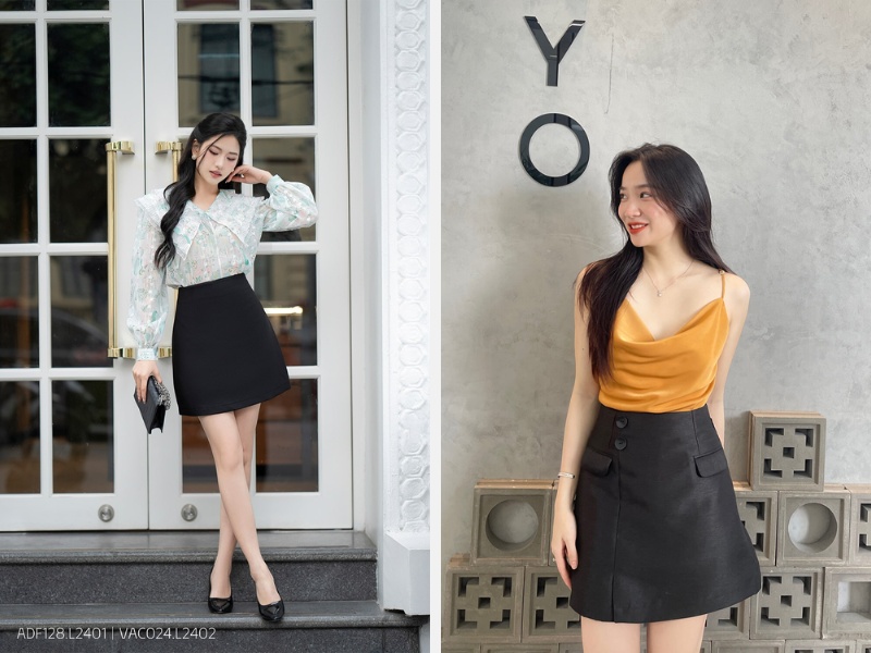 2/9 Nên Mặc Gì Đi Chơi? Gợi Ý Trang Phục Phong Cách Và Thoải Mái 9 Váy chữ A hoặc áo hai dây