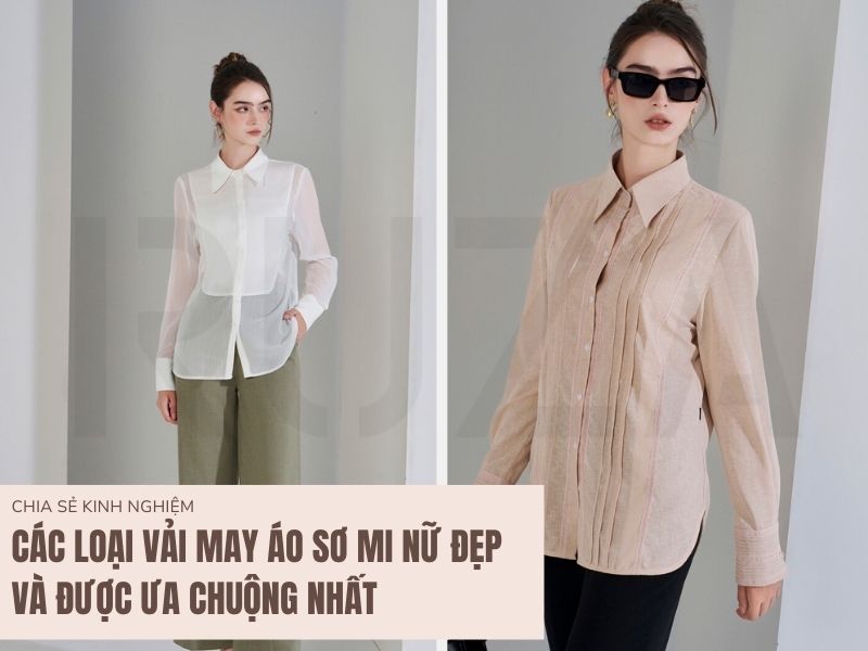 Các loại vải may áo sơ mi nữ