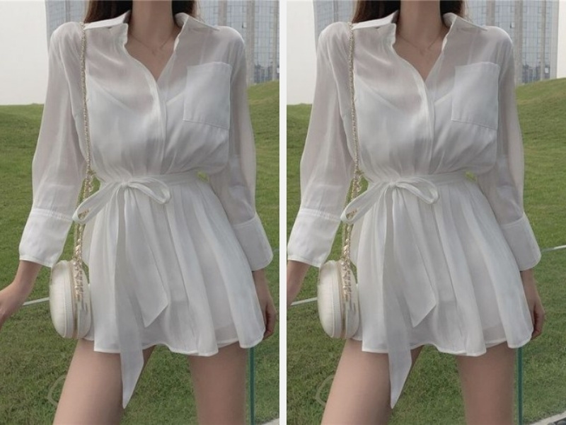 Những Cách Phối Đồ Với Áo Sơ Mi Mỏng Nữ Cực Đẹp 8 Bí quyết chọn và diện áo sơ mi mỏng