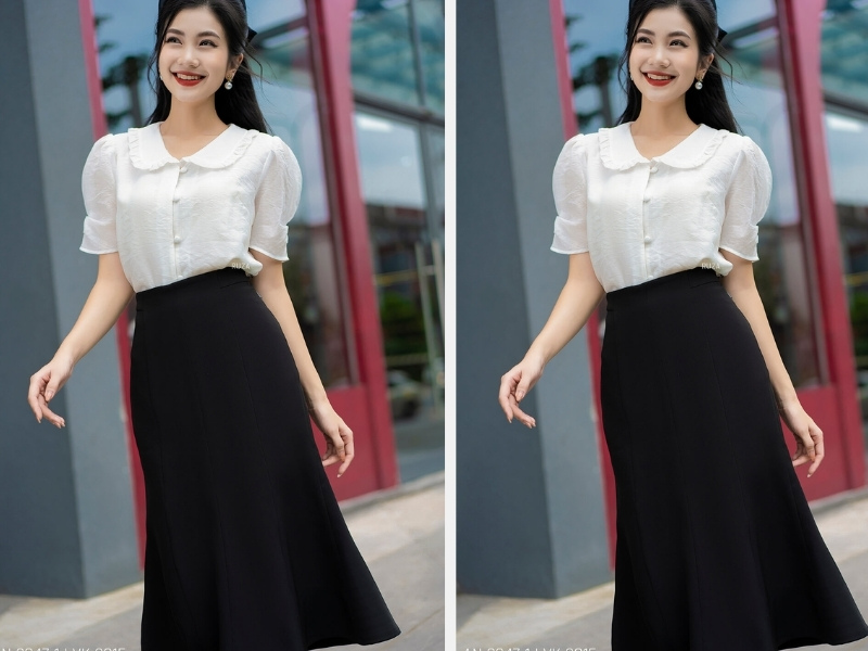 Chân Váy Đuôi Cá Phối Với Áo Gì? 10+ Gợi Ý Mix Đồ Thời Trang 8 Chọn chiều dài chân váy theo dáng người