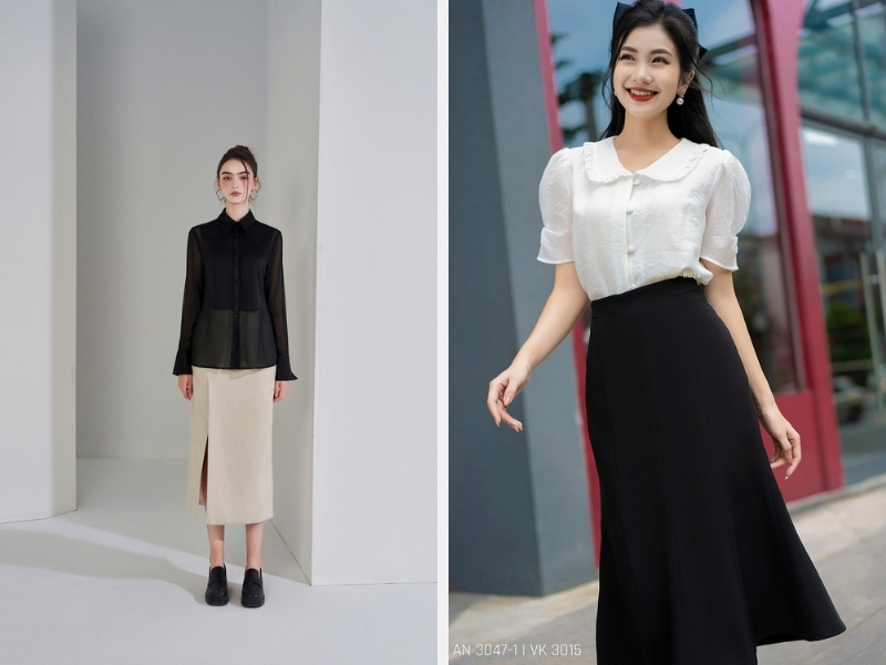15+ Mẫu Áo Kiểu Trung Niên Cao Cấp Và Thanh Lịch 6 Những kiểu áo đẹp cho phụ nữ trung niên