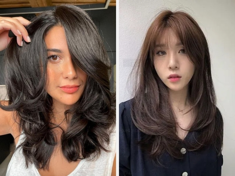 Xu Hướng Tóc Layer Medium Length Cho Phái Đẹp 2024 3 Tóc layer medium length