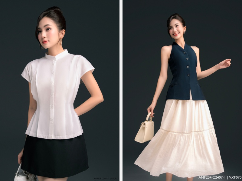 Gợi Ý Mặc Đẹp Cả Tuần - Mix & Match Trang Phục Phong Cách 10 Kết hợp màu sắc hài hòa và chi tiết