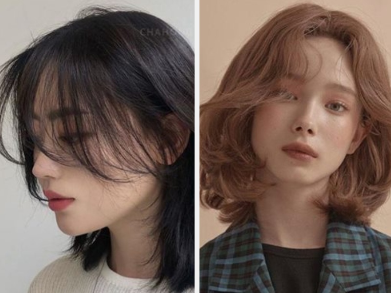 20 Kiểu Tóc Bob Layer Ngắn Đẹp và Thời Thượng 2024 6 Tóc bob layer ngắn uốn gợn sóng hoặc mái thưa