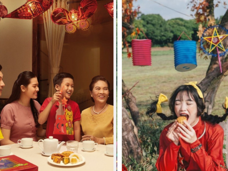 Đi Phố Lồng Đèn Mặc Gì? Gợi Ý Trang Phục Đẹp Cho Trung Thu 8 Chụp cùng gia đình hoặc ngoài trời