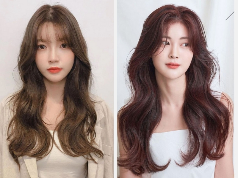 Mặt Dài Để Tóc Gì? Gợi Ý Kiểu Tóc Đẹp Cho Khuôn Mặt Dài 4 Tóc uốn sóng nhẹ - Tóc mullet kết hợp tỉa layer