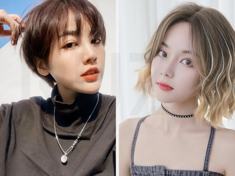 Mặt Dài Để Tóc Gì? Gợi Ý Kiểu Tóc Đẹp Cho Khuôn Mặt Dài 10 Tóc tém mái dài - Tóc ngắn phồng