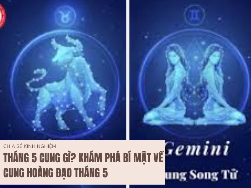 Khám phá tháng 5 cung gì?