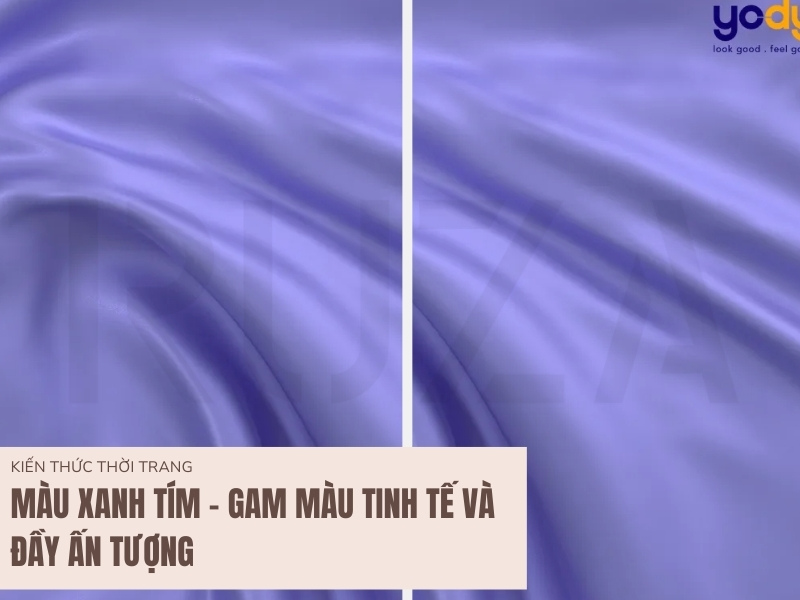 Màu Xanh Tím – Gam Màu Tinh Tế Và Đầy Ấn Tượng 1 Màu xanh tím